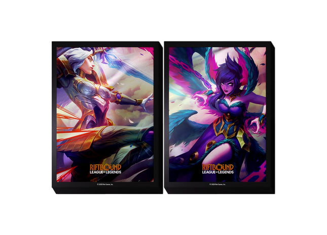 Gamers Guild AZ Riftbound Riftbound TCG: League of Legends: Vendetta Art Sleeves - Kayle vs Morgana (100) (Pre-Order) GTS