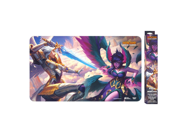 Gamers Guild AZ Riftbound Riftbound TCG: League of Legends: Vendetta Playmat - Kayle vs Morgana (Pre-Order) GTS