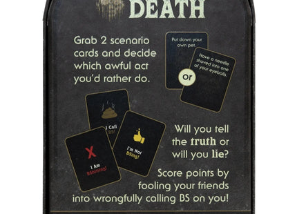 Gamers Guild AZ Right Wrong Games I Choose Death (Pre-Order) Quartermaster Direct