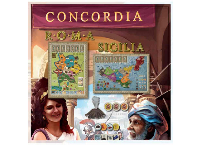 Gamers Guild AZ Rio Grande Games Concordia: Roma And Sicilia Expansion GTS