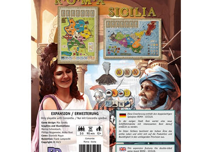 Gamers Guild AZ Rio Grande Games Concordia: Roma And Sicilia Expansion PHD