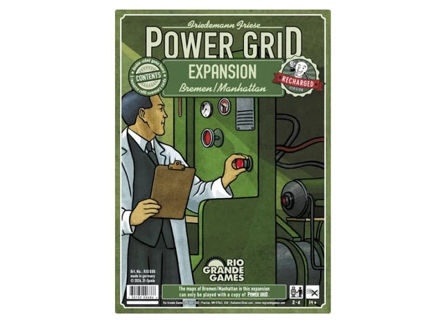 Gamers Guild AZ Rio Grande Games Power Grid: Bremen/Manhattan Expansion (Pre-Order) AGD