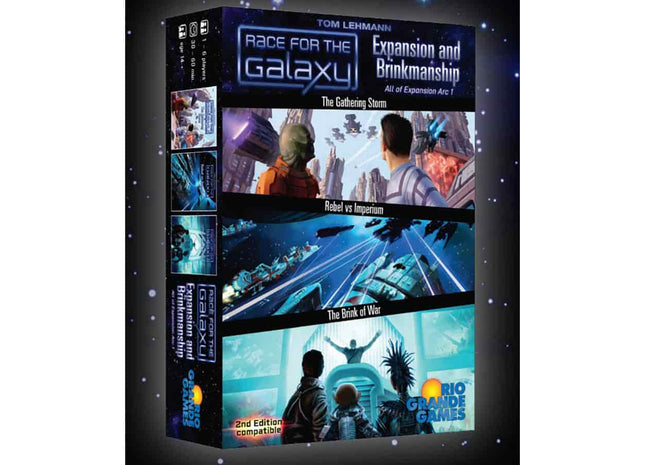 Gamers Guild AZ Rio Grande Games Race for the Galaxy: Expansion and Brinkmanship Expansion Arc 1 (2nd Edition Compatible) GTS