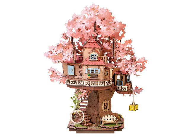 Gamers Guild AZ Robotime 3D Puzzle Creation Set: Sakura Tree House ACD Distribution