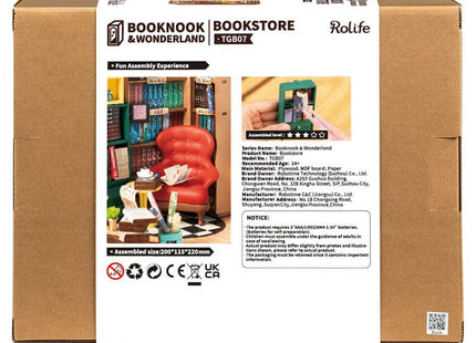Gamers Guild AZ Robotime Book Nook & Wonderland: Bookstore ACD Distribution