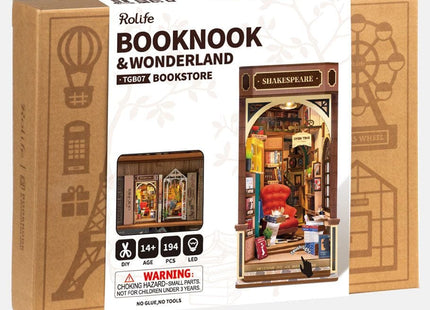 Gamers Guild AZ Robotime Book Nook & Wonderland: Bookstore ACD Distribution