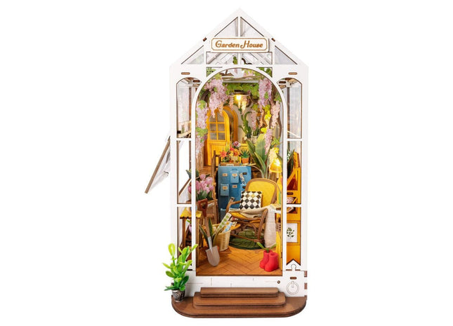 Gamers Guild AZ Robotime Book Nook & Wonderland: Garden Flower House ACD Distribution