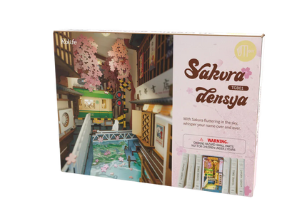 Gamers Guild AZ Robotime Book Nook & Wonderland: Sakura Densya Faire