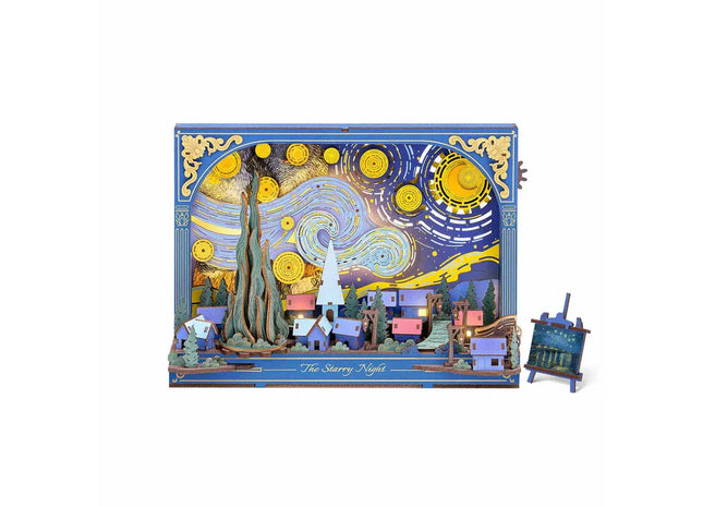 Gamers Guild AZ Robotime DIY Artistic 3D Painting: Starry Night Faire