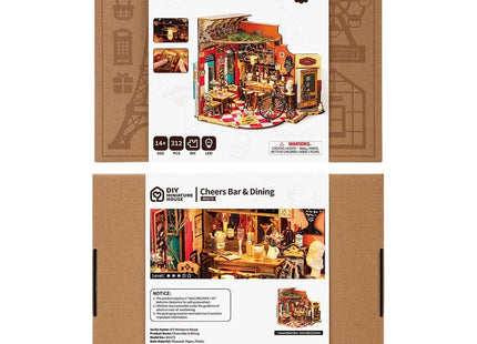 Gamers Guild AZ Robotime DIY House: Cheers Bar & Dining ACD Distribution