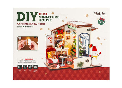 Gamers Guild AZ Robotime DIY House: Christmas Snow House ACD Distribution