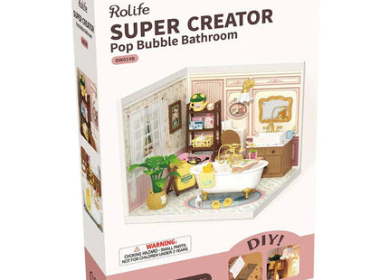 Gamers Guild AZ Robotime DIY House Super Creator: Pop Bubble Bathroom ACD Distribution