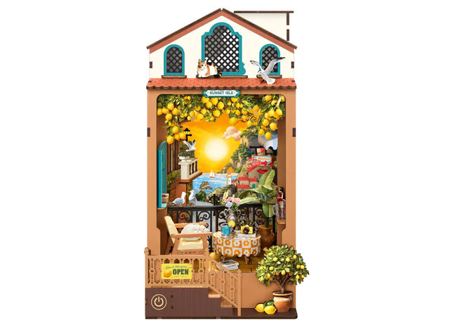 Gamers Guild AZ Robotime Sunset Isle Book Nook (Pre-Order) ACD Distribution