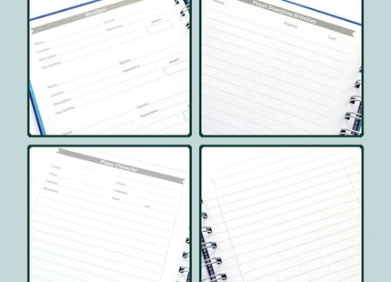 Gamers Guild AZ Roll and Play Press Game Master's Quest Journal - Heroic Blue (Pre-Order) Quartermaster Direct