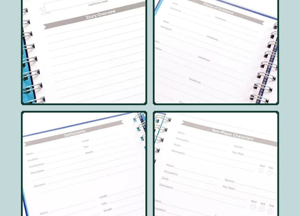 Gamers Guild AZ Roll and Play Press Game Master's Quest Journal - Heroic Blue (Pre-Order) Quartermaster Direct