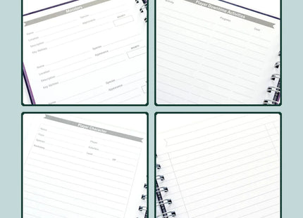 Gamers Guild AZ Roll and Play Press Game Master's Quest Journal - Mystic Purple (Pre-Order) Quartermaster Direct