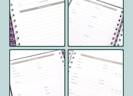 Gamers Guild AZ Roll and Play Press Game Master's Quest Journal - Mystic Purple (Pre-Order) Quartermaster Direct