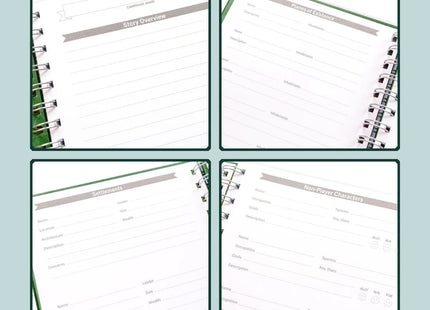 Gamers Guild AZ Roll and Play Press Game Master's Quest Journal - Wild Green (Pre-Order) Quartermaster Direct