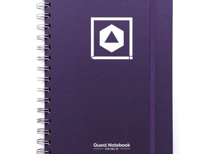 Gamers Guild AZ Roll and Play Press Player Character Quest Notebook - D&D 5E - Mystic Purple (Pre-Order) Quartermaster Direct