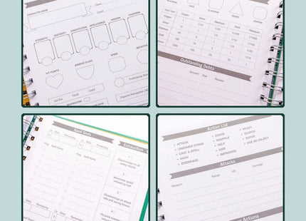 Gamers Guild AZ Roll and Play Press Player Character Quest Notebook - D&D 5E (Pre-Order) Quartermaster Direct