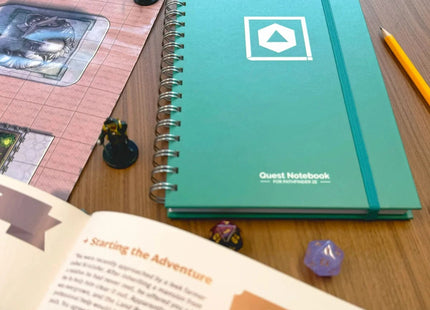 Gamers Guild AZ Roll and Play Press Player Character Quest Notebook - Pathfinder 2E (Pre-Order) Quartermaster Direct