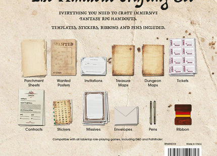 Gamers Guild AZ Roll and Play Press The Handout Crafting Set (Pre-Order) Quartermaster Direct