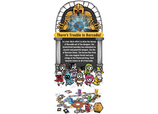 Gamers Guild AZ Rollacrit Heroes Of Barcadia: Die of Barcane Chaos Expansion (Pre-Order) Kickstarter