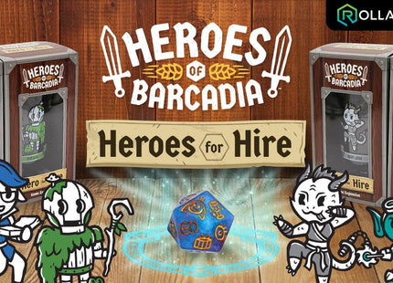 Gamers Guild AZ Rollacrit Heroes Of Barcadia: Heroes for Hire Expansion Pack (Pre-Order) Kickstarter