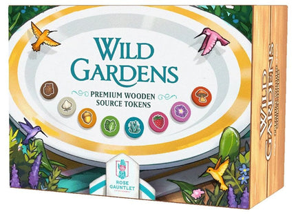 Gamers Guild AZ Rose Gauntlet Wild Gardens: Premium Wooden Source Token Pack GTS