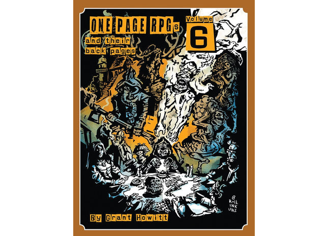 Gamers Guild AZ Rowan Rook and Decard One Page RPGs - Volume 06 AGD