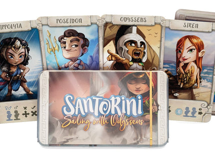 Gamers Guild AZ Roxley Game Laboratory Santorini: Sailing with Odysseus God Pack (Pre-Order) AGD