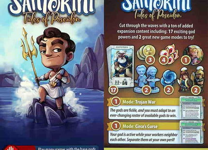 Gamers Guild AZ Roxley Game Laboratory Santorini: Tides of Poseidon God Pack (Pre-Order) GTS