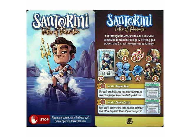 Gamers Guild AZ Roxley Game Laboratory Santorini: Tides of Poseidon God Pack (Pre-Order) GTS