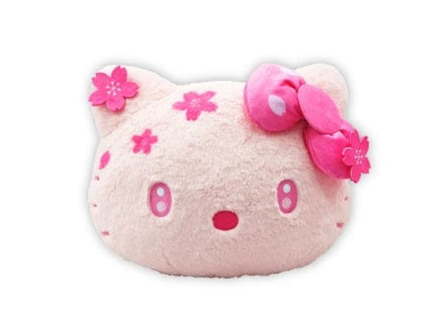Gamers Guild AZ Sanrio Sanrio Characters Sakura Color Hello Kitty Big Face Cushion 13.8" JBK International