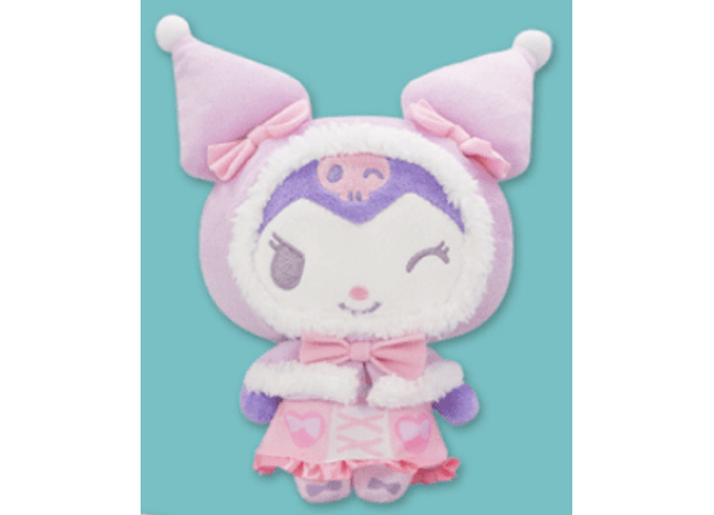 Gamers Guild AZ Sanrio Sanrio Kuromi White Cape Plush - Kuromi Wink 7.9" JBK International
