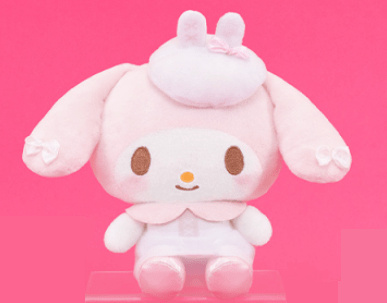 Gamers Guild AZ Sanrio Sanrio My Melody & Kuromi White Beret Plush - My Melody 7.1" JBK International