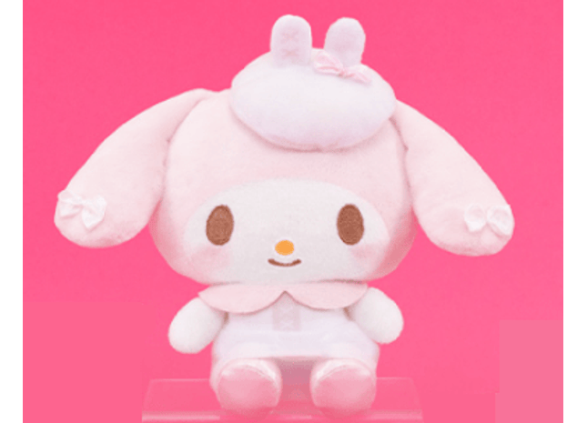 Gamers Guild AZ Sanrio Sanrio My Melody & Kuromi White Beret Plush - My Melody 7.1" JBK International