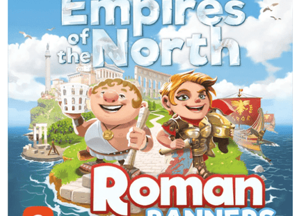 Gamers Guild AZ SARATOGA TOY AND GAME CO Imperial Settlers: Empires of the North - Roman Banners Quartermaster Direct