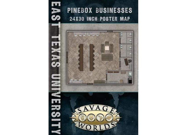 Gamers Guild AZ Savage Worlds East Texas University Map: Business/Library Studio 2