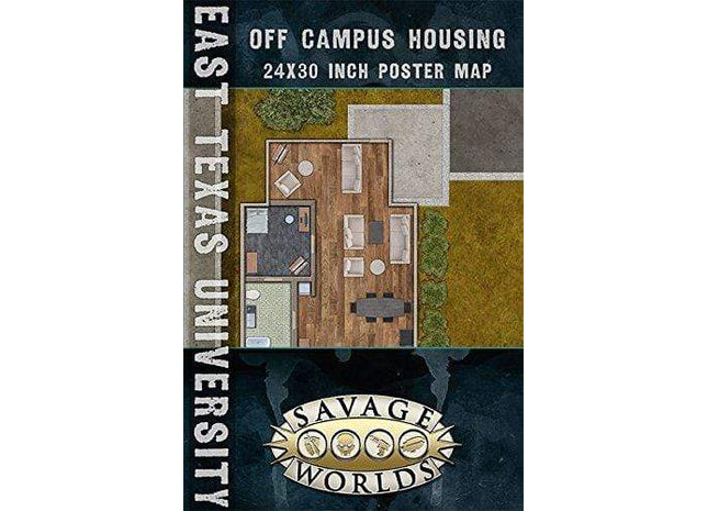 Gamers Guild AZ Savage Worlds East Texas University Map: Classrooms / Off Campus Housing Studio 2