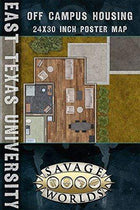 Gamers Guild AZ Savage Worlds East Texas University Map: Classrooms / Off Campus Housing Studio 2