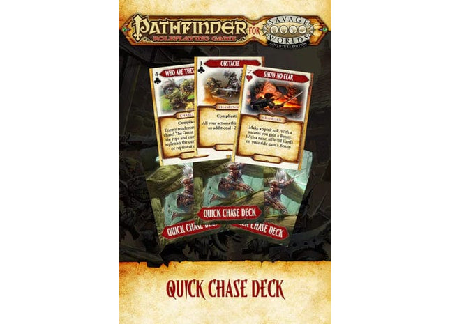 Gamers Guild AZ Savage Worlds Pathfinder for Savage Worlds: Quick Chase Deck Studio 2