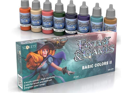 Gamers Guild AZ Scale 75 Scale 75 Fantasy & Games Basic Colors Set II Scale 75