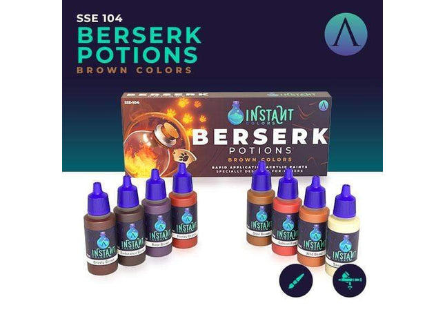 Gamers Guild AZ Scale 75 Scale 75 Instant Colors Berserk Potions Brown Colors Set Scale 75
