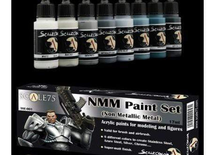 Gamers Guild AZ Scale 75 Scale 75 NMM Paint Set - Steel Scale 75