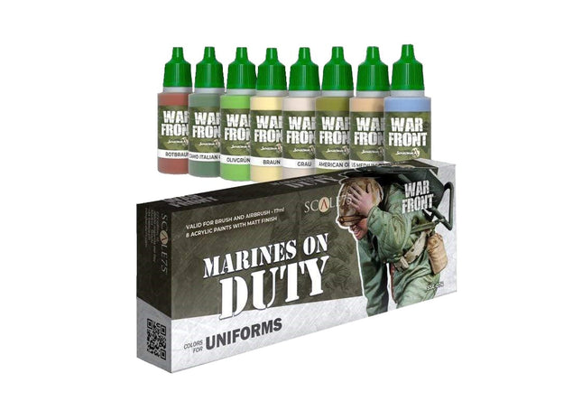 Gamers Guild AZ Scale 75 Scale 75 Warfront Marines on Duty paints Scale 75