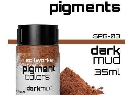 Gamers Guild AZ Scale 75 Soilworks Pigment Colors Dark Mud Scale 75