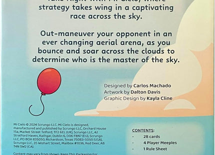 Gamers Guild AZ Scrungo Games Mi Cielo: Strategize the Skies (Pre-Order) Southern Hobby