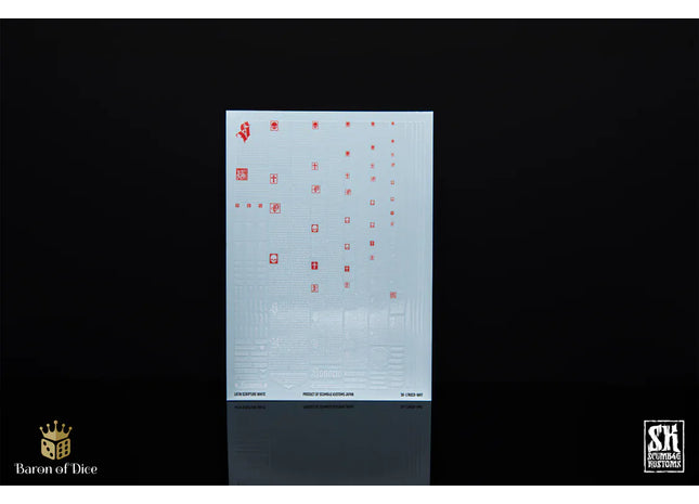Gamers Guild AZ Scumb4g Kustoms Scumb4g Kustoms: Latin Scripture - White Baron of Dice