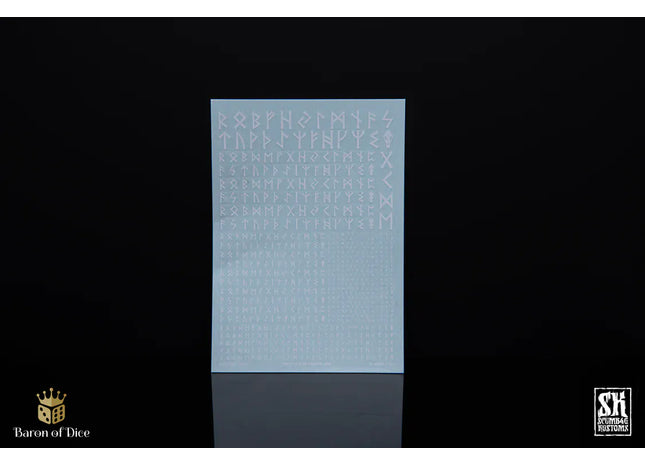 Gamers Guild AZ Scumb4g Kustoms Scumb4g Kustoms: Nordic Runes A - White Baron of Dice